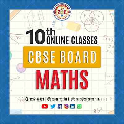 10th Maths Online Tuition